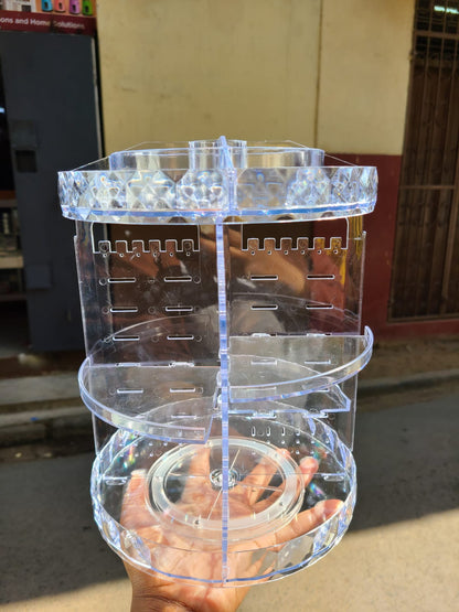 High-End Luxury Women’s Rotating Makeup Organizer