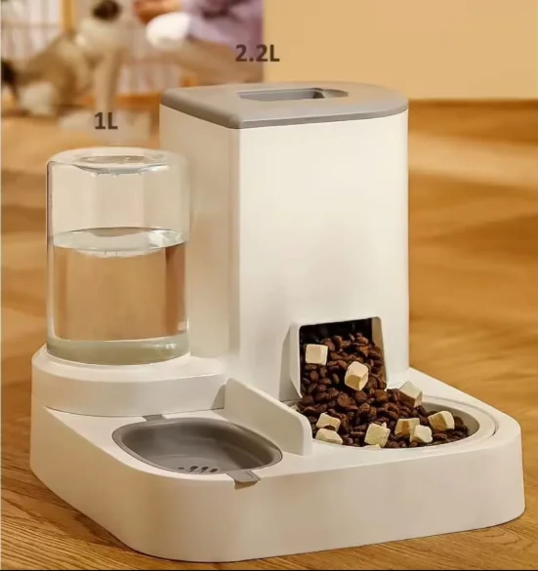 2-in-1 Automatic Pet Food Dispenser