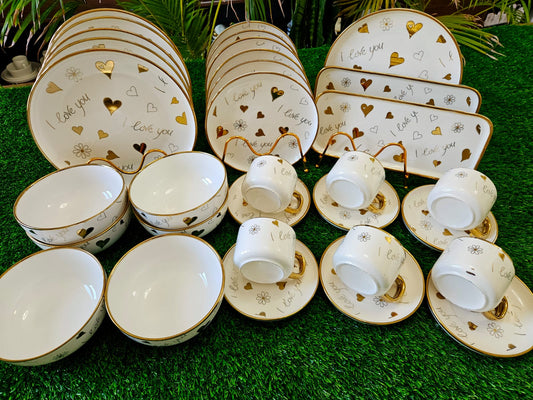 32pcs  Elegant Porcelain Dinner Set