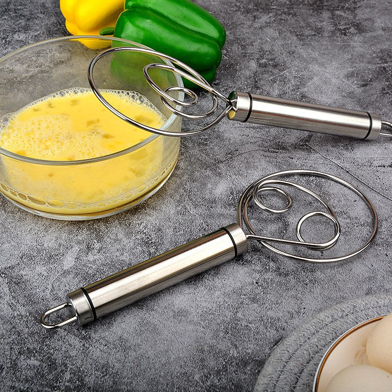 Stainless Steel Dough & Egg Whisk – Hand Mixer