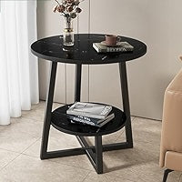 Double-Layer Flower-Shaped Side Table