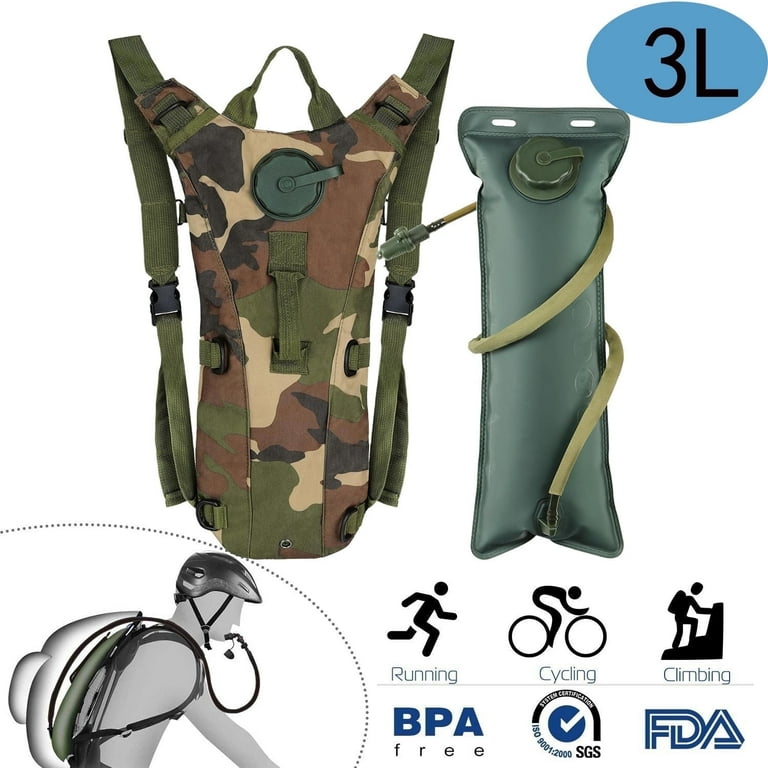 Tactical Hydration Backpack with Water Bladder