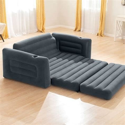3-Seater Pull-Out Sofa Bed with Electric Air Pump