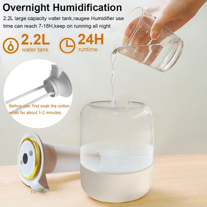 2.2L Big Capacity Humidifier with Aromatherapy