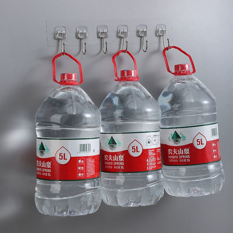 Strong Self-Adhesive Wall Hanger with 6 Hooks