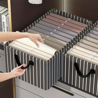 Striped Fabric Closet Organizer