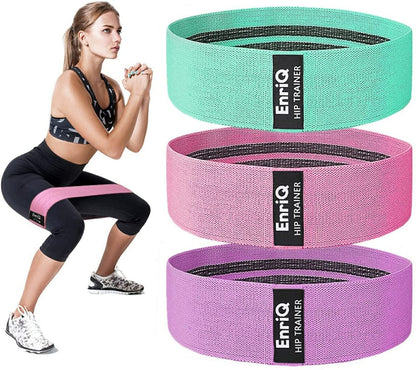 Set of 3 Resistance Bands – Legs & Butt Workout