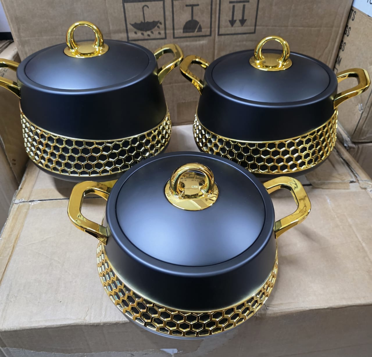 3pcs Food Warmer Casserole Set
