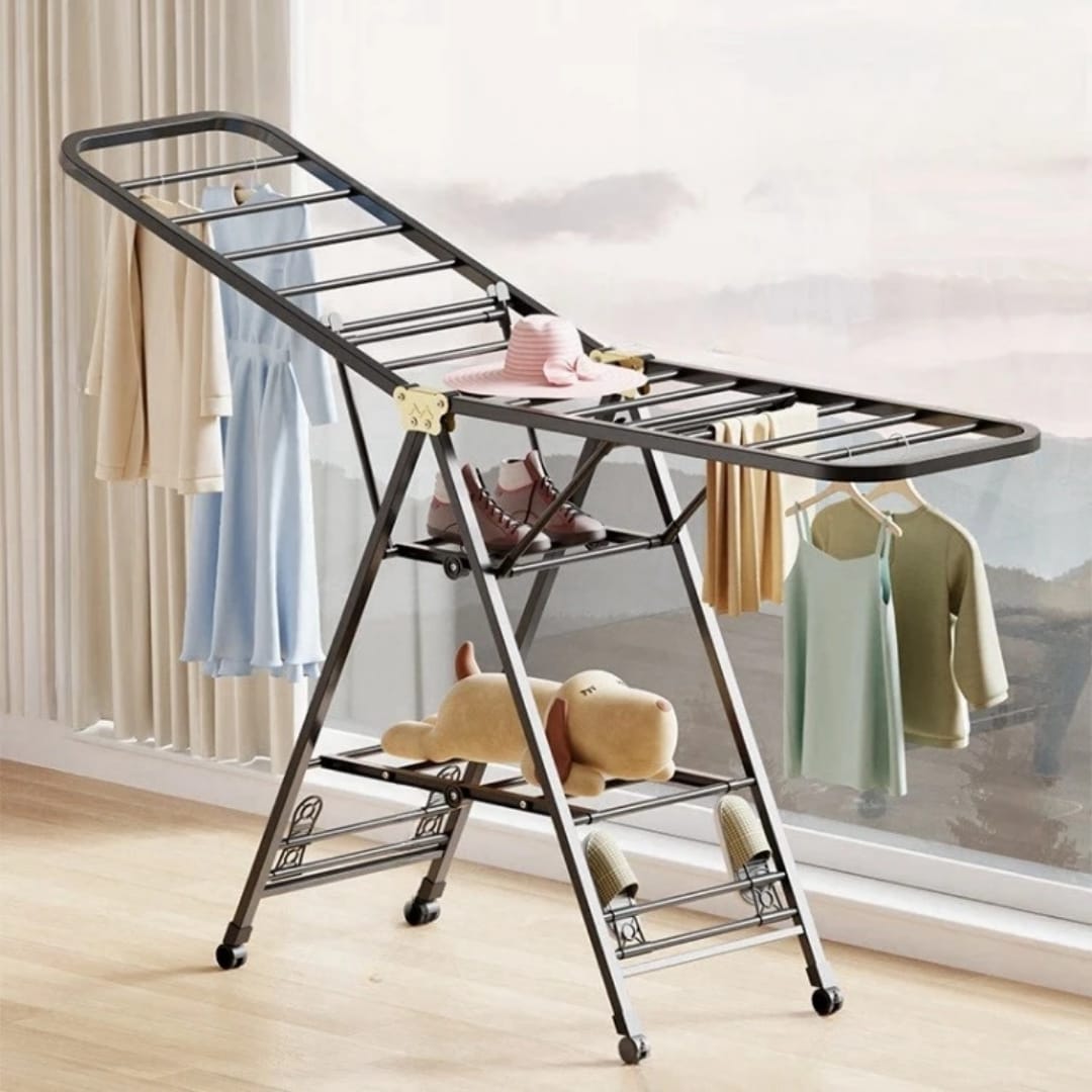 Folding Clothes Drying Rack – Indoor & Outdoor
