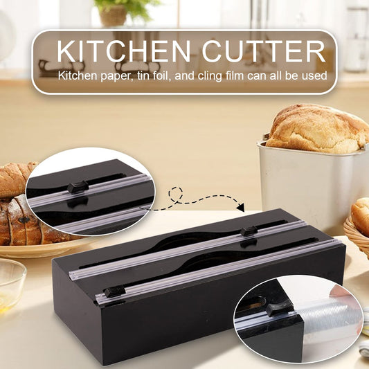 3-in-1 Bamboo Wrap Dispenser with Cutter