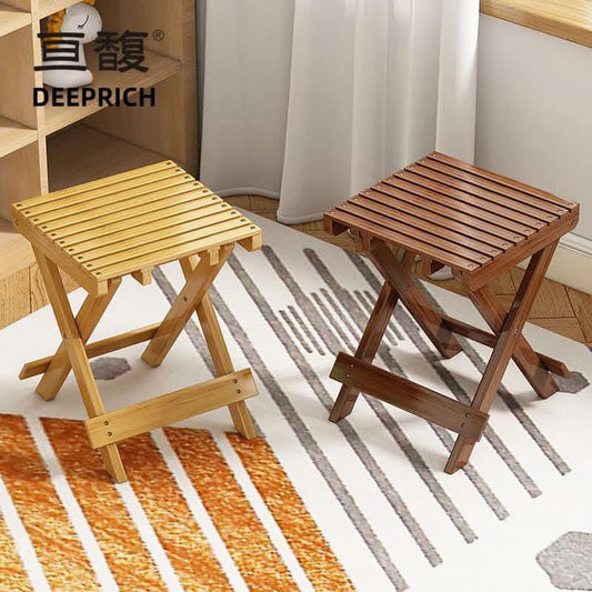 Bamboo Foldable Stool