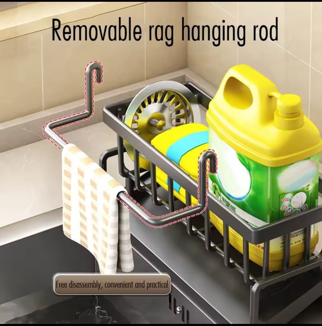 Sink Caddy – Multifunctional Sponge & Detergent Storage Rack