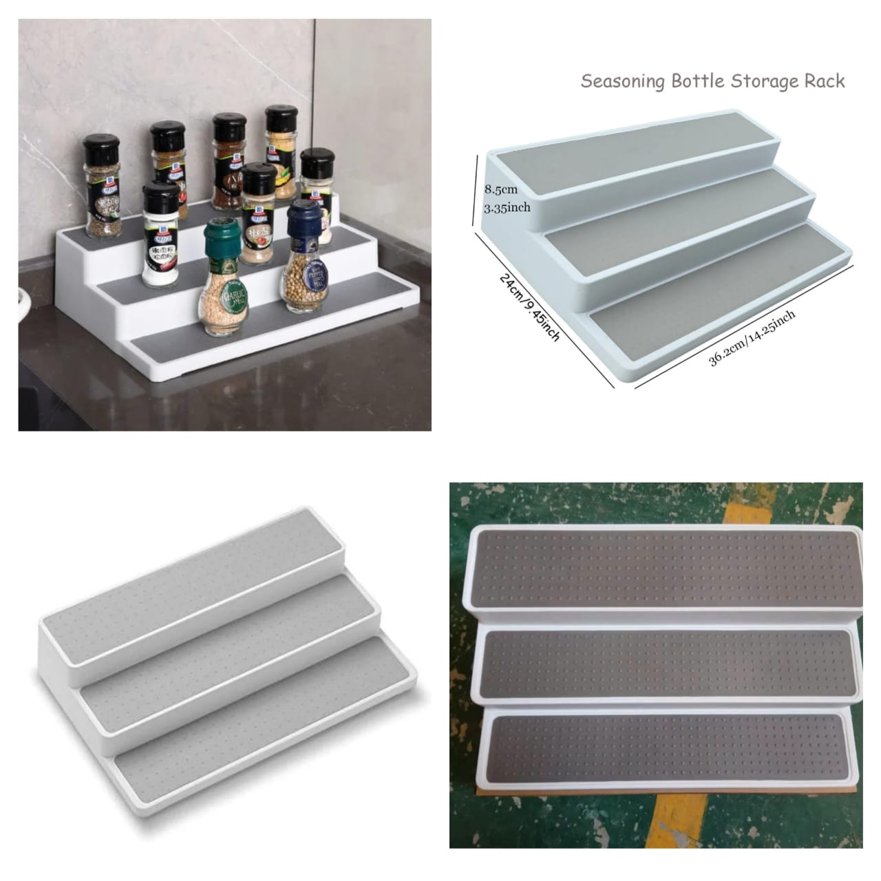 3-Tier Non-Slip Multi-Purpose Spice Rack
