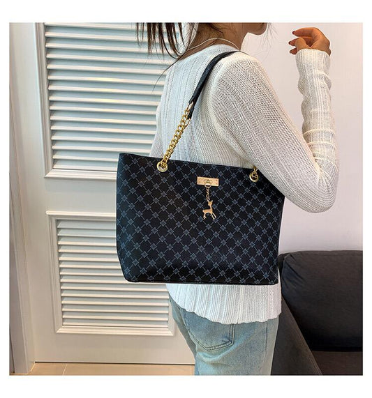 Fashionable Vintage Pattern Women’s Shoulder Tote Bag