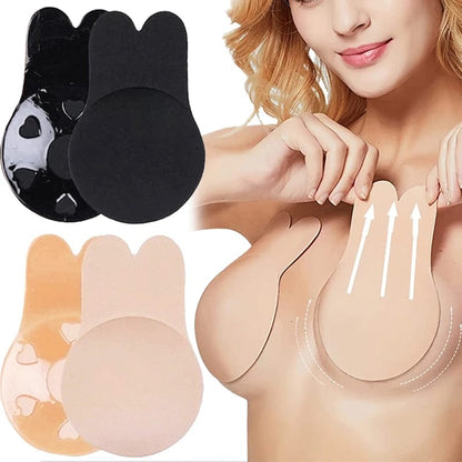 Women’s Self-Adhesive Silicone Strapless Bra – Push Up & Invisible