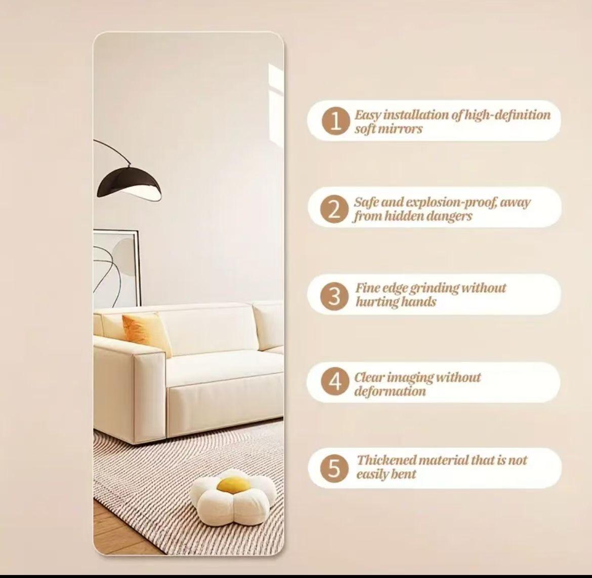 Rectangular Acrylic Mirror