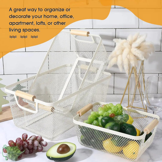 Metal Mesh Wire Baskets