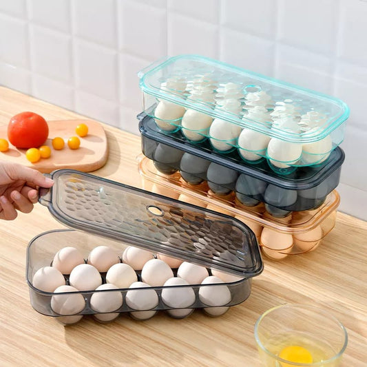 Egg Storage Box for Refrigerator – 16 Eggs