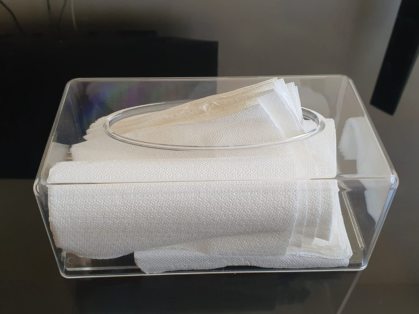 Transparent Acrylic Serviette / Napkin Holder