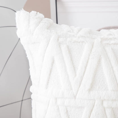 Set of 2 Super Soft Boho Velvet Throw Pillow Covers