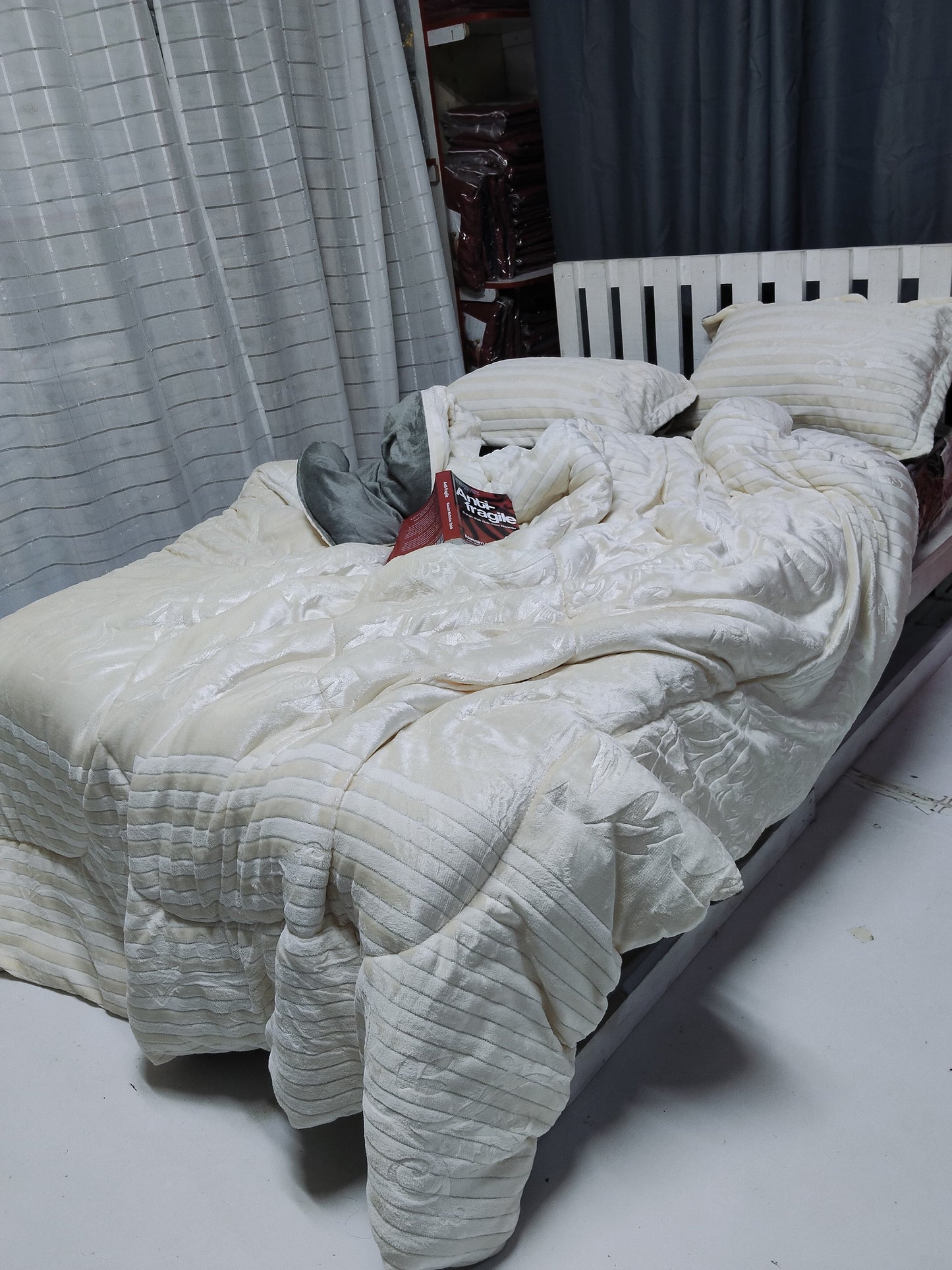 Heavy Woolen Fleece Duvet Set