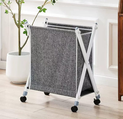 Laundry Basket with Stand & Wheels