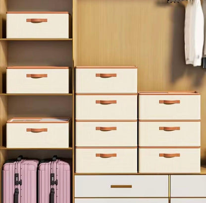 Foldable Double Compartment Closet Organizer