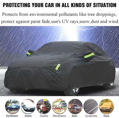 High Quality Universal Black Car Cover