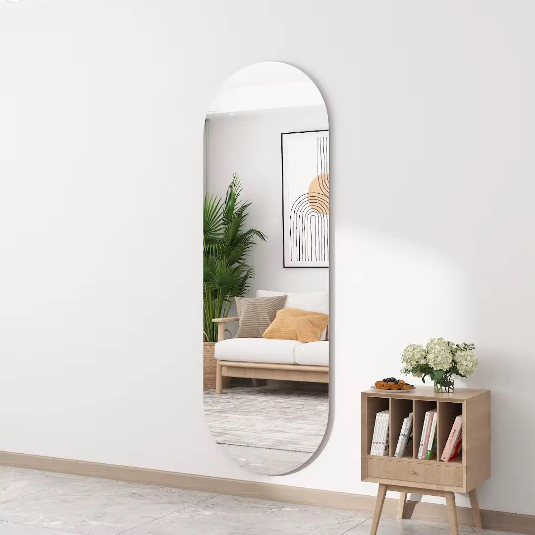 Oval Shape Acrylic Mirror – 120×40cm