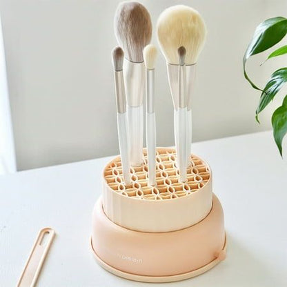 2-in-1 Silicone Makeup Brush Cleaning Bowl with Dryer