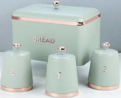 Cavaletto 15L Bread Bin + 3pcs Canister Set
