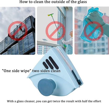 Double-Sided Magnetic Window Cleaner