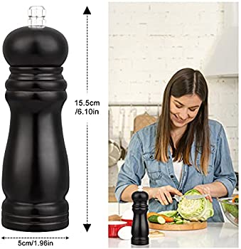 6-Inch Wooden Pepper Grinder