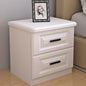 Modern Minimalist Nordic Nightstand – Double Drawer Bedside Table
