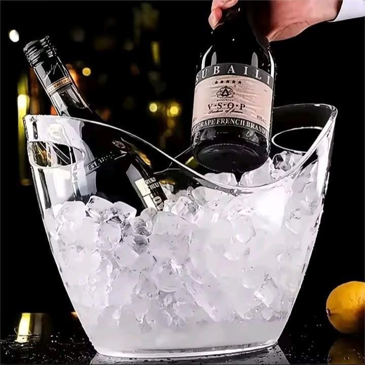 Portable Acrylic Ice Bucket