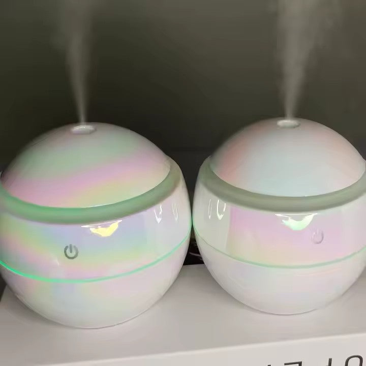 130ml Ultrasonic Air Humidifier & Aromatherapy Diffuser