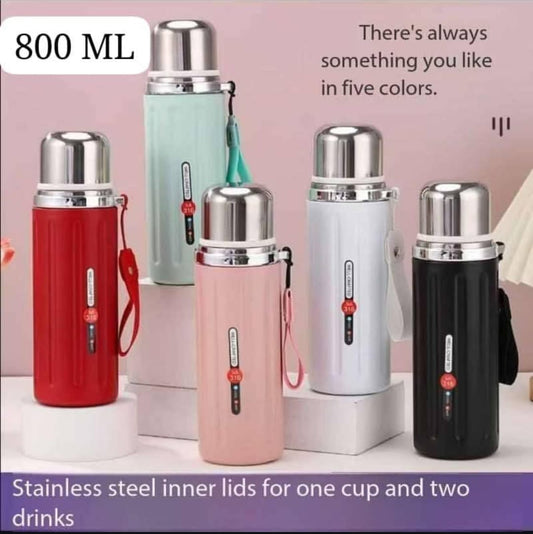 Portable 800ml Stainless Steel Vacuum Flask