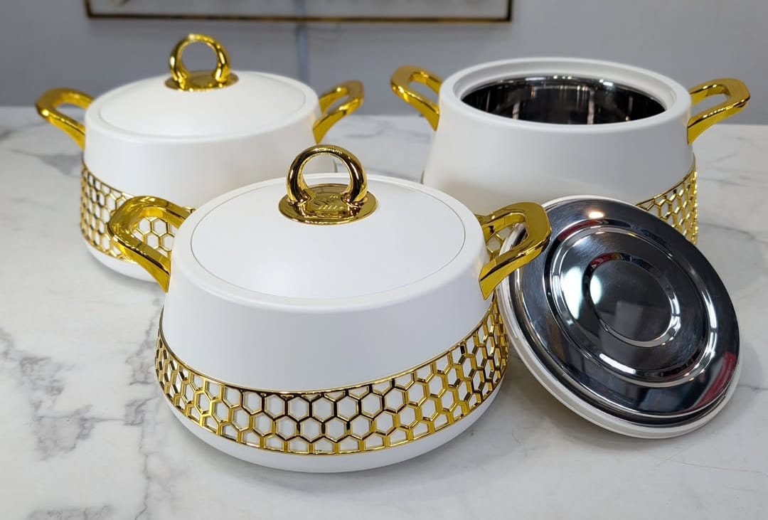 3pcs Food Warmer Casserole Set