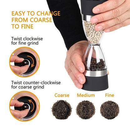 2-in-1 Dual Salt & Pepper Grinder