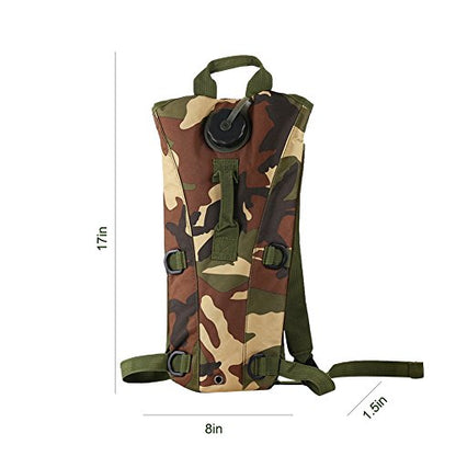 Tactical Hydration Backpack with Water Bladder