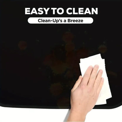 Car Back Seat Kick Mat + 3-Pocket Storage