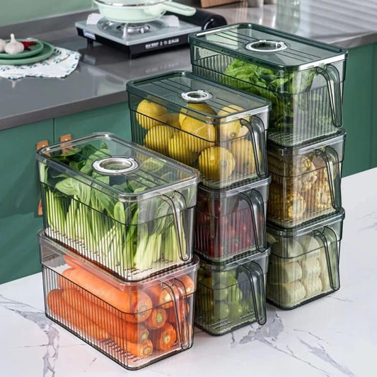 5 Litres Acrylic Refrigerator Storage Container With Handle
