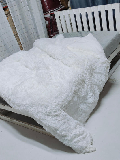 Single Velvet Plush Fluffy Duvet