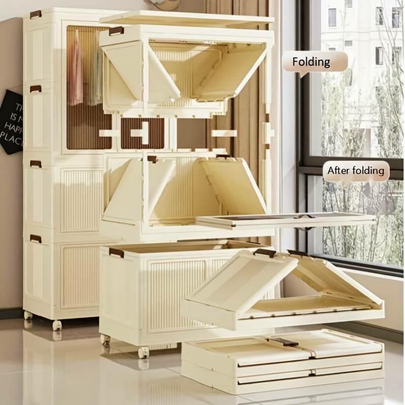 Stackable 3-Level Portable Foldable Wardrobe