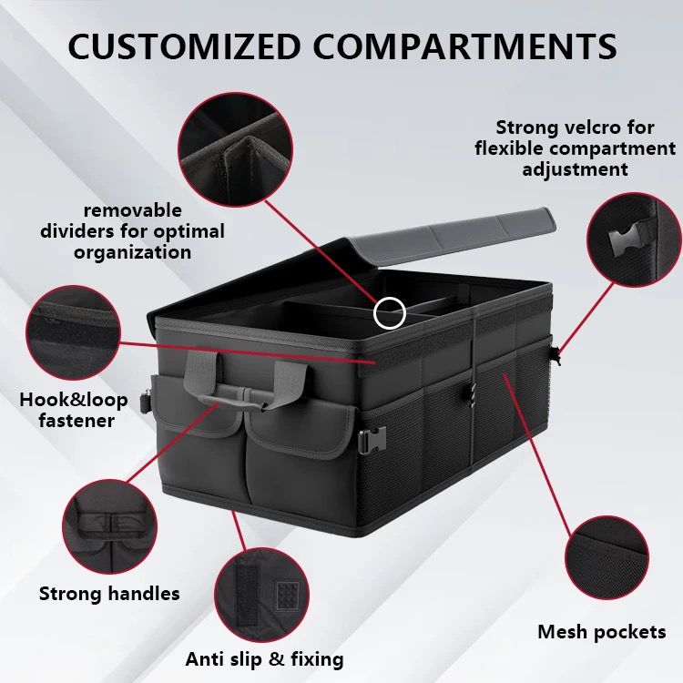 Foldable Premium Car Trunk Boot Organizer