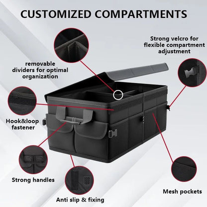 Foldable Premium Car Trunk Boot Organizer