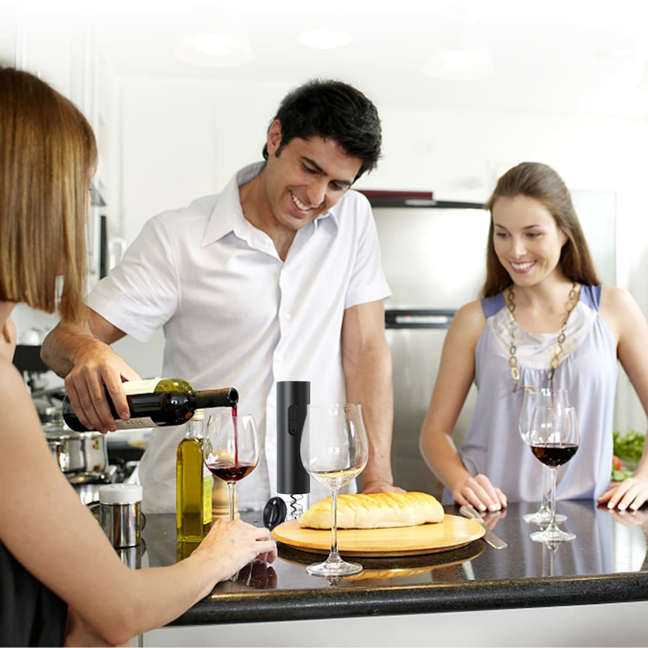 Electric Wine Opener 4-in-1 Set