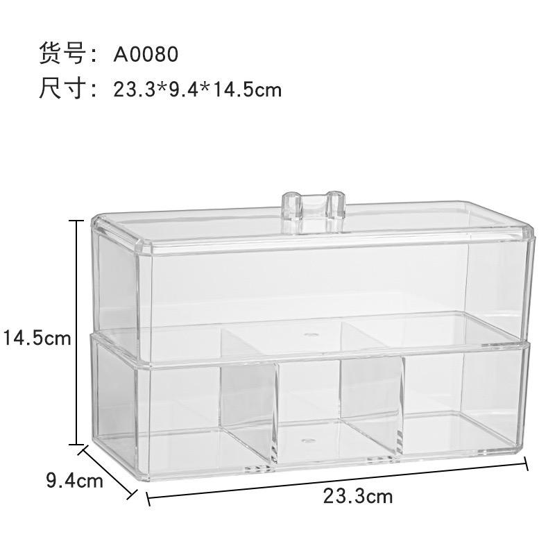 Transparent Cosmetic Storage Box