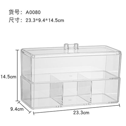Transparent Cosmetic Storage Box