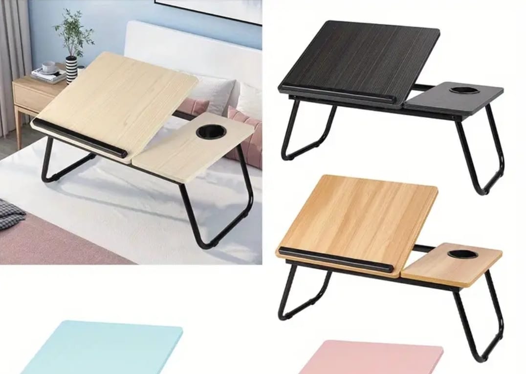 Adjustable Tilting Laptop Folding Table Stand Desk